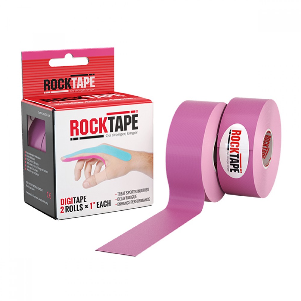 Rocktape Kinesiology Tape Roll - 5cm X 5m, Cotton/Nylon, For Fitness & Recovery